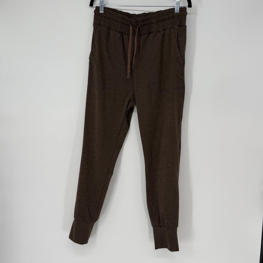 Varley Duke‎ Jogger Medium Brown Plush Jersey Athleisure Lounge Pants